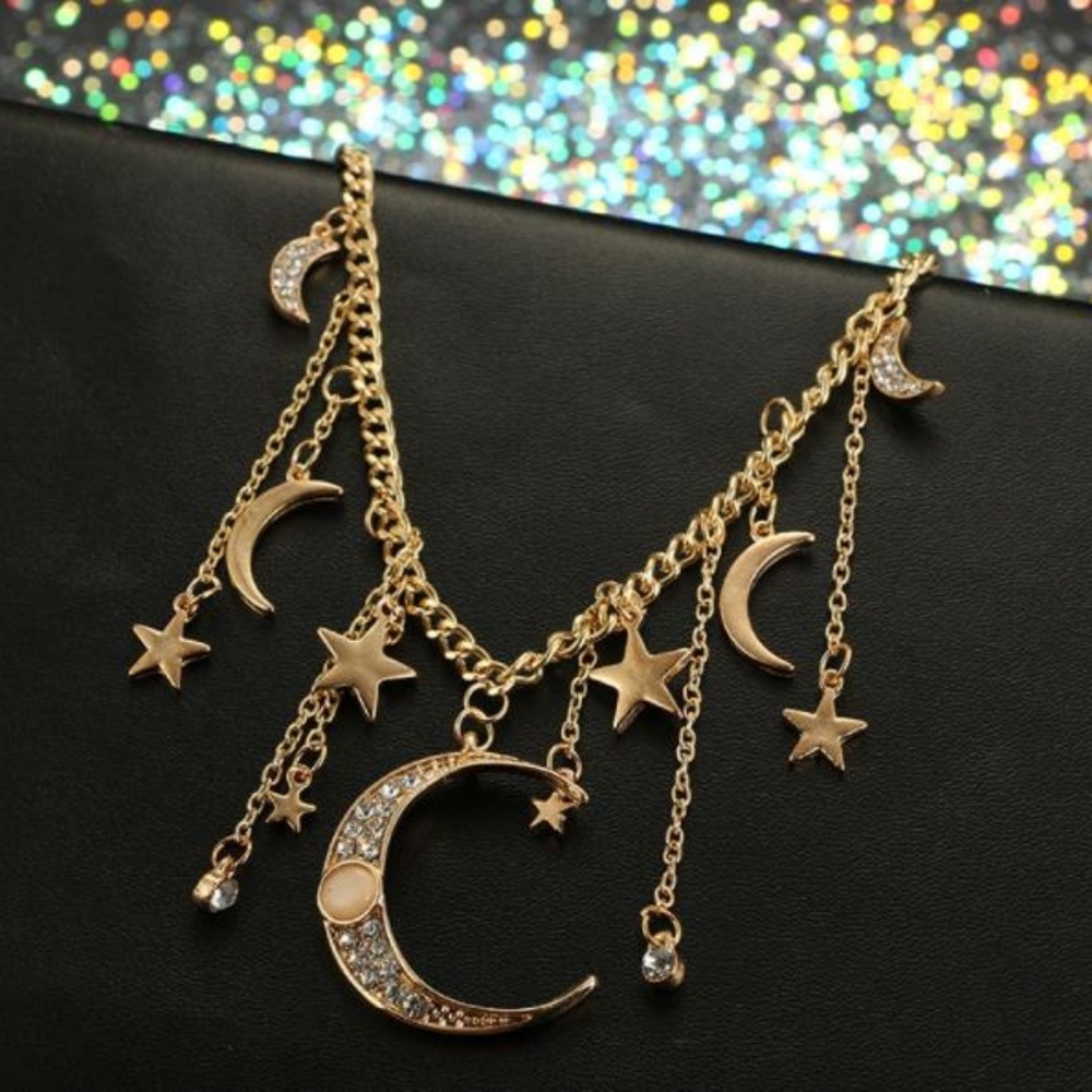 NEW moon star necklace - Picture 5 of 6